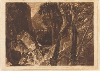 Mühle bei der Grande Chartreuse, veröffentlicht 1816