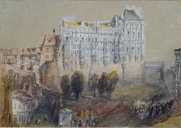 Palast in Blois, ca. 1830