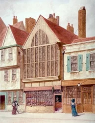 Ansicht von Trinity Hall, Aldersgate Street, City of London, 1780