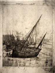 Boote in Peel--Isle of Man
