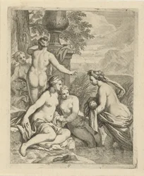 Thetis kehrt zu ihren Wassernymphen zurück