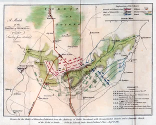 Die Schlacht von Waterloo, 1815