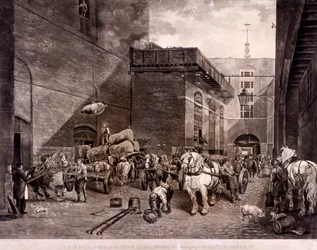 Die Hour Glass Brewery in der Upper Thames Street, London