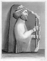 Persepolische Skulptur, 1848