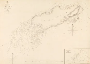 Westindische Moskitoküste Utilla Island, vermessen von Kommandant R. Owen 1835