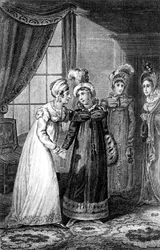 Das letzte Gespräch zwischen Ihrer Majestät und Prinzessin Charlotte, 1820