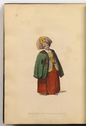Händlersfrau aus Kaluga Aus: Die Kostüme des Russischen Reiches, 1803