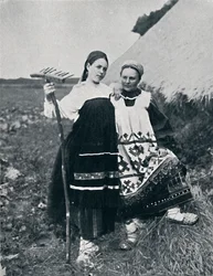 Zwei Frauen aus Rjasan, Zentralrussland, 1912