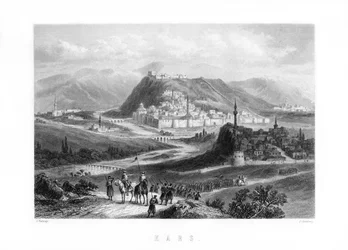 Kars, eine Stadt im Nordosten der Türkei, 1893
