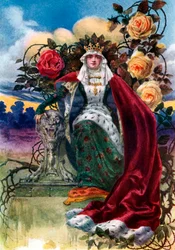 Eine Königin der Rosen, 1908-1909