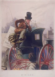 Hansom-Kutscher, London, 1854