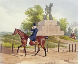 Eine Ansicht im Hyde Park, graviert von J. Wilson, 1852