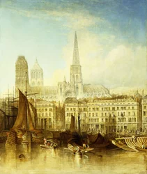Der Kai in Rouen