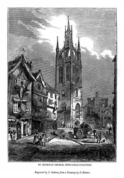 St. Nicholas Kirche, Newcastle-Upon-Tyne, 1843