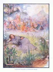 Langland träumte einen wunderbaren Traum, aus Englische Literatur, veröffentlicht von T C & EC Jack, ca. 1920