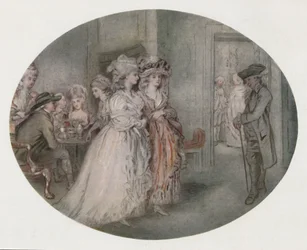 Die Promenade im Carlisle House, 1780, 1920