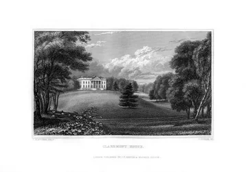 Claremont House, Esher, Surrey, 1829