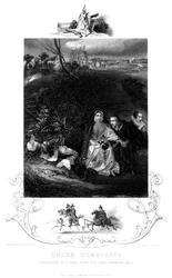 Königin Henrietta, 1609-1669, geschützt von einem Ufer vor den Parlamentariern