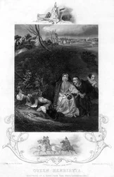 Königin Henrietta, Schutz suchend vor den Parlamentariern, 19. Jahrhundert