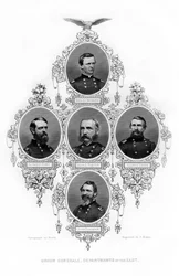 Union Civil War Generäle der Abteilungen des Ostens, 1862-1867