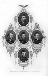 Generäle der Union des Departements des Mississippi, Amerikanischer Bürgerkrieg, 1862-1867