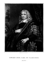 Edward Hyde, 1. Earl of Clarendon, englischer Historiker und Staatsmann, 1824