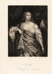 Porträt von Lady Elizabeth Seymour, Herzogin von Somerset, ehemals Elizabeth Percy, Erbin und Freundin von Königin Anne