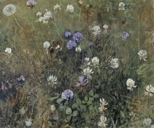 Blühender Klee