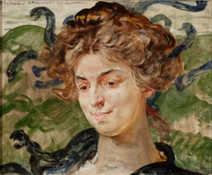 Porträt der Schauspielerin Helena Sulima als Gorgone