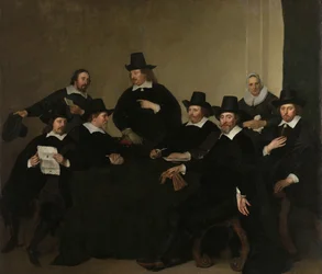 Regenten des Nieuwe Zijds Instituts für die Außenhilfe der Armen, Amsterdam, ca. 1650