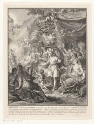 Allegorische Darstellung mit Telemachus und Minerva