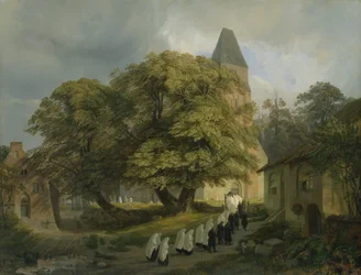 Elstorfer Kirchhof, bei Hamburg (1837)