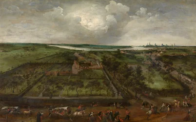 Dorf an der Schelde