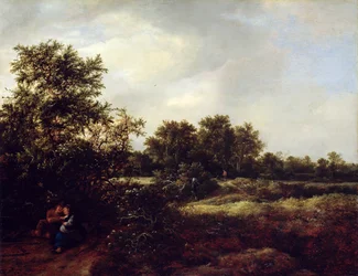 Dünenlandschaft mit Liebenden, 1647
