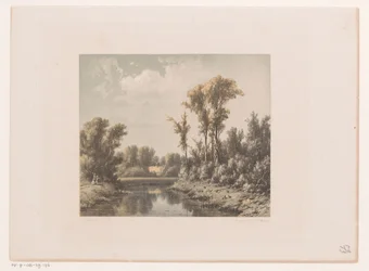 Landschaft mit Fluss