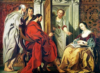 Christus im Haus von Martha und Maria von Bethanien