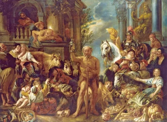 Diogenes sucht einen ehrlichen Mann