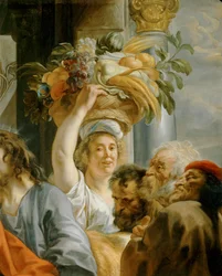 Jesus vertreibt die Händler aus dem Tempel