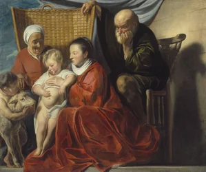 Die Heilige Familie mit Anna und dem Johannesknaben