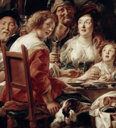 Der König trinkt (Detail)
