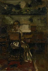 Mädchen am Klavier