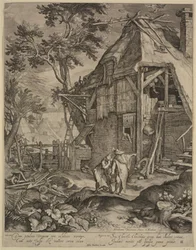 Abraham, der Hagar vertreibt