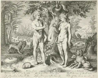 Adam und Eva im Paradies