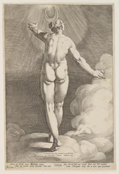 Diana in den Wolken