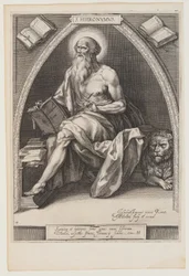 Der heilige Hieronymus, aus Die Kirchenväter