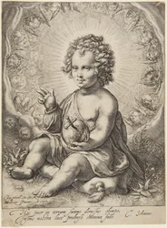 Das Christuskind als Salvator Mundi