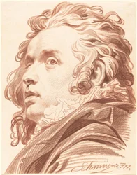 Ein junger Mann mit wallendem Haar