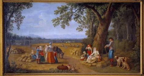 Die Ernte bei Carditello in der Nähe von Caserta