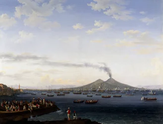 Die Rückkehr der Flotte aus Algerien in die Bucht von Neapel