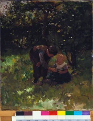 Ein Apfel für die kleine Schwester